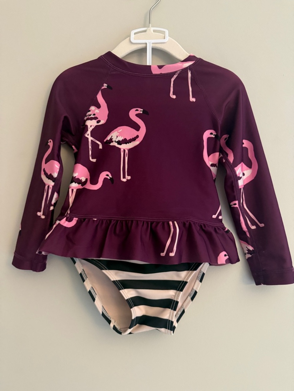 Tea Collection Flamingo Rashguard Swim Set